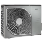 Water and Flame silver design Nibe heat pump