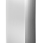 Water and Flame tall silver nibe heat pump