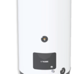 Water and Flame water heater white